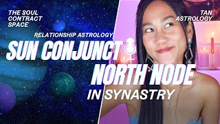 You belong with me 🥰 Sun conjunct north node in Synastry