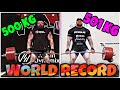 THOR VS EDDIE 501/500KG DEADLIFT COMPARISON | Side By Side