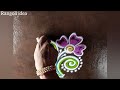 free hand rangoli designs🌷daily use rangoli🌷simple rangoli without dots🌷small rangoli designs