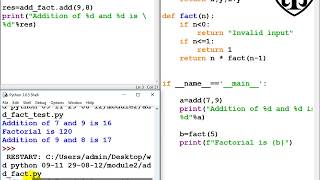 Python - Create and Import Custom Modules and Packages part-2