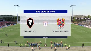 FIFA 22 | Salford City vs Tranmere Rovers - EFL League Two | Gameplay
