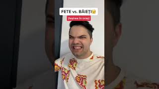 FETE vs. BĂIEȚI ! (Ieșirea în oraș) #shorts #romania