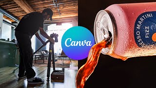 I tried using Canva to make a PRO Drink Commercial!
