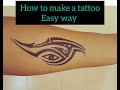 Pen Ink Mastery : Crafting Stunning Tattoos with Minimal Supplies #PenTattoos #penCraft # DIYTattoos