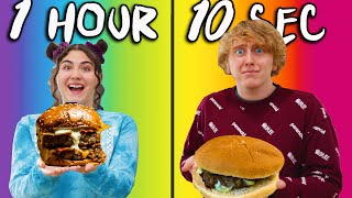 10 second vs 1 minute vs 1 hour food challenge
