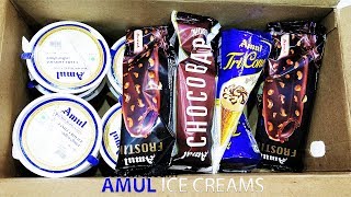 Wow! 4 Types of Favorite Amul Ice Creams.