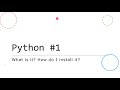 GCSE Python #1: Overview and Setup (Desktop and Web Apps)