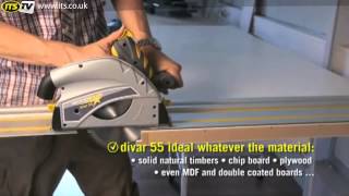 Woodstar DIVAR55 Divar 55 Plunge Saw System - ITS TV