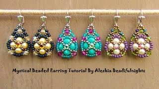 Mystical Beaded Earrings Tutorial