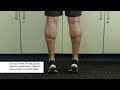 standing heel and toe raises physical therapy exercise