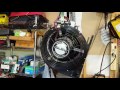 Furnace fan converted into an adjustable garage fan