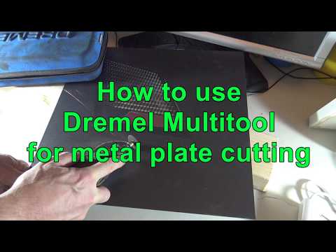 How to use Dremel Multitool for circle metal plate cutting How to use Dremel Multitool for circle metal plate cutting