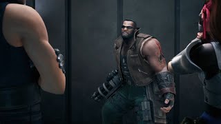 Final Fantasy 7 Remake - Barret's Elevator Freak Out Scene