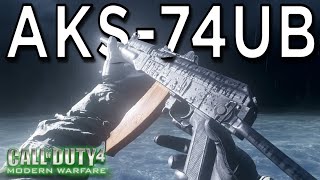 AKS-74UB on Call of Duty Modern Warfare Remastered PS5 Gameplay