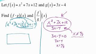 Multiplying and dividing functions New notation!
