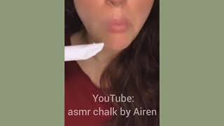 ASMR CHALK/glay+chalk and block/chunk Turkestan АСМР МЕЛ/глиномел и глыба  asmr chalk by Airen