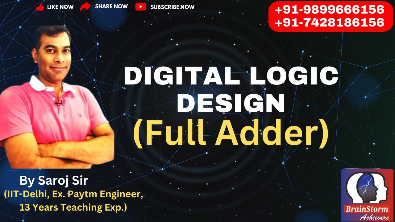 Digital Logic Design Full Adder Youtube