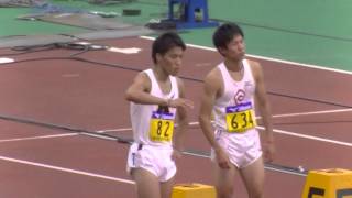 日本インカレ陸上2014  男子１００ｍ 準決勝２組：山縣亮太選手（慶應義塾大）１位で決勝へ