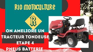 ÉPISODE 04 on améliore notre tracteur tondeuse mtd rf125