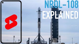 SpaceX NROL mission explained #Shorts #shorts