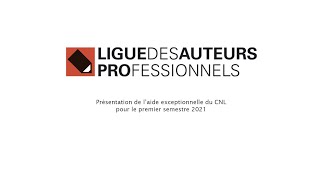 Tutoriel Aide CNL Ligue des auteurs professionnels