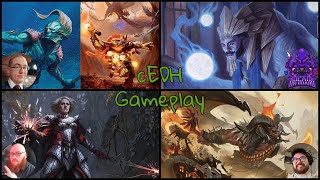 MTG cEDH Gameplay w/ Dead on Board and Intrebec! Thrasios/Vial vs Tivit vs Rowan vs Rakdos