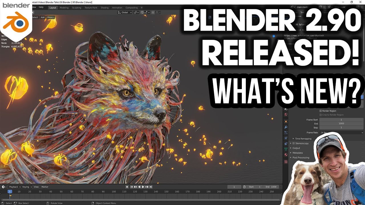 BLENDER 2.90 RELEASED! What's New? - YouTube