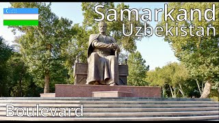 SAMARKAND, UZBEKISTAN 2022 Walking tour - boulevard