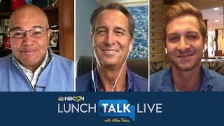 Cris, Jac Collinsworth talk 2020 NFL Draft prospects, Tom Brady | Lunch Talk Live | NBC Sports