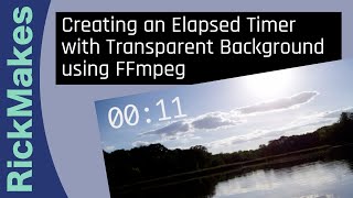 Creating an Elapsed Timer with Transparent Background using FFmpeg
