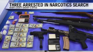Henry County drug raid leads to three arrests