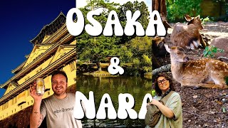 Exploring Osaka \u0026 Nara | Japan Travel Vlog | Autumn/Fall Season | Osaka Castle, Nara Park, Tōdai-ji