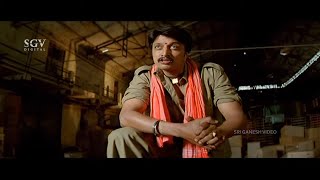 Sudeep Comes In Driver Getup to Trap Smugger | Hubli Kannada Movie Super Action Scenes