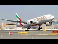 AMAZING LANDING Boeing 777-200 Emirates at LOGAN International AIRPORT MFS2020