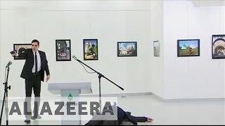 Russian ambassador shot dead in Turkish capital