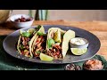 Steirische Tacos mit Pulled Pork und Käferbohnenmus – Steirerkraft Rezepte Rockerin 2021