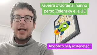 DIEGO FUSARO: Guerra d'Ucraina: gli sconfitti sono Zelensky e la UE