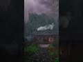 Village life | Rain sounds | short video | Thunderstorm video #rainsounds #rainyday #raining