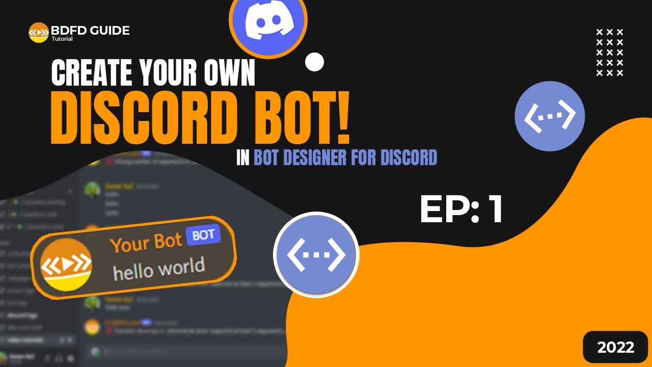 Want To Create A Discord Bot? Here's How! (BDFD EP:1) - YouTube