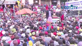 Ruto in Kakamega, Full speech.