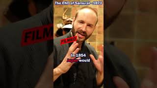 The END of the Samurai : 1870 #shorts