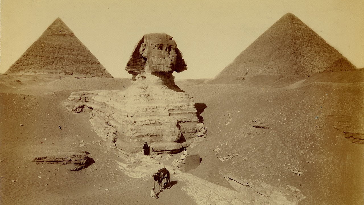 Ancient Egyptian Pyramids And Sphinx