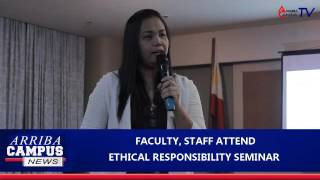 Arriba Campus News: Seminar on Ethical Responsibility