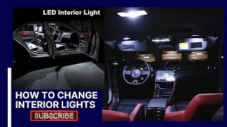 How to change interior lights, MG6 - LED Lights