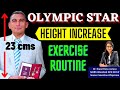 HEIGHT INCREASE? OLYMPIC STAR HEIGHT GROWTH EXERCISE ROUTINE - tips by Rustam Akhmetov