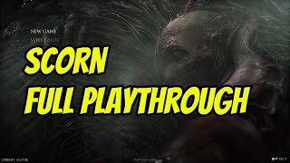 SCORN - Full Playthrough in one video