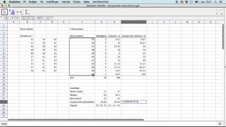 GeoGebra L3 - Deskriptiv statistik gennemsnit ud fra frekvenstabel