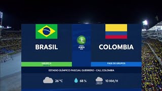Sudamericano Sub-20 (2023) | Brasil - Colombia | Completo