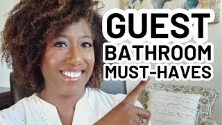 3 GUEST BATHROOM MUST-HAVES (Home Decor for the Bathroom)