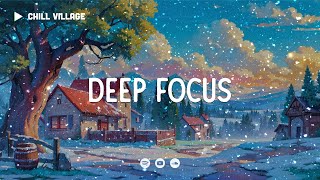 Winter Village ❄️ Lofi Deep Focus Study/Work Concentration [chill lo-fi hip hop beats]